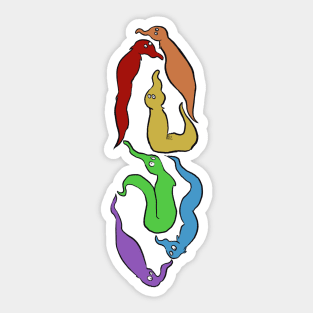 Super cool S worm Sticker